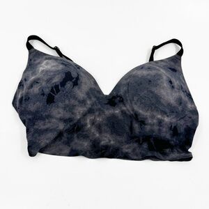 ✅ PINK VS LOUNGIN' SCOOP Bralette Victoria’s Secret GREY/BLACK SIZE SMALL